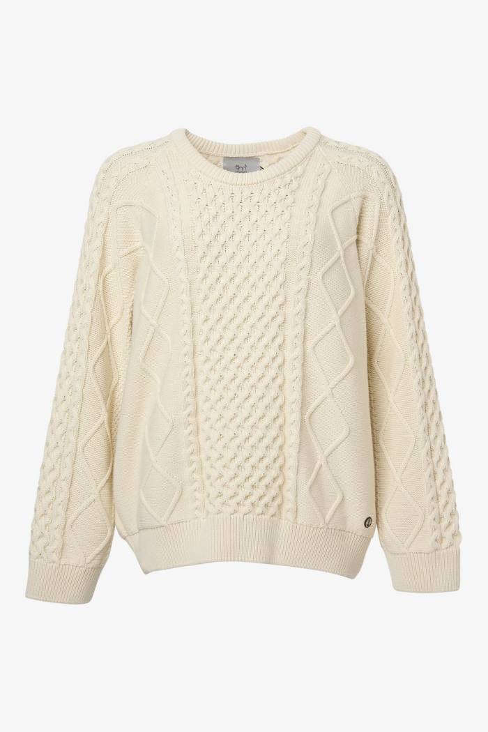 Secondary product image for "Fender Knitted Sweater Off-white"