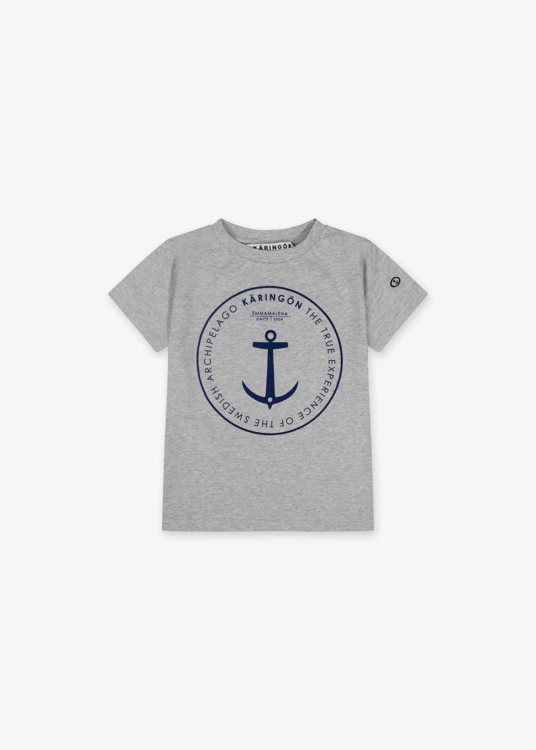 Secondary product image for "T-shirt Käringön Greymelange Barn"