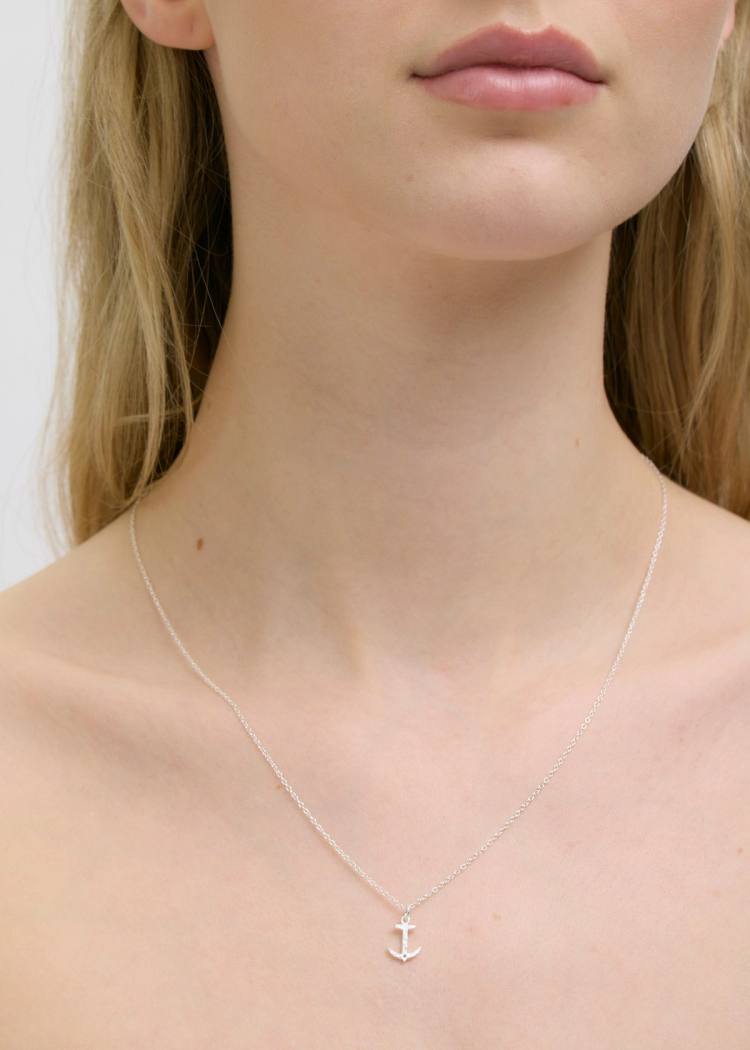 Secondary product image for "Necklace Anchor Silver"