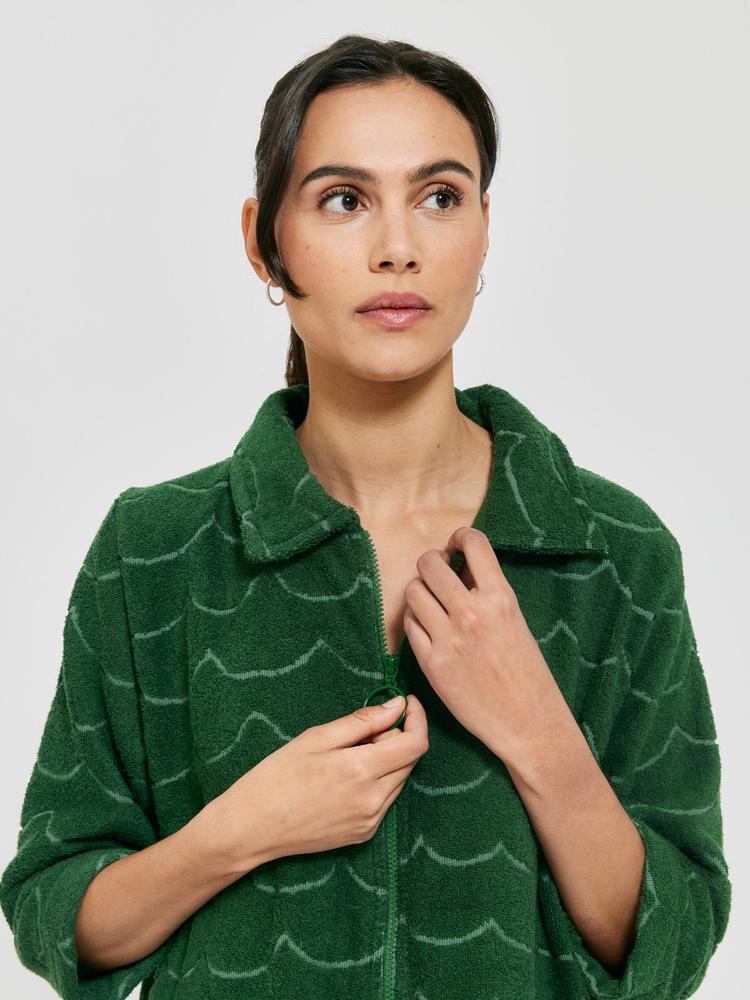 Secondary product image for "Bathrobe Ladies Wave Green"