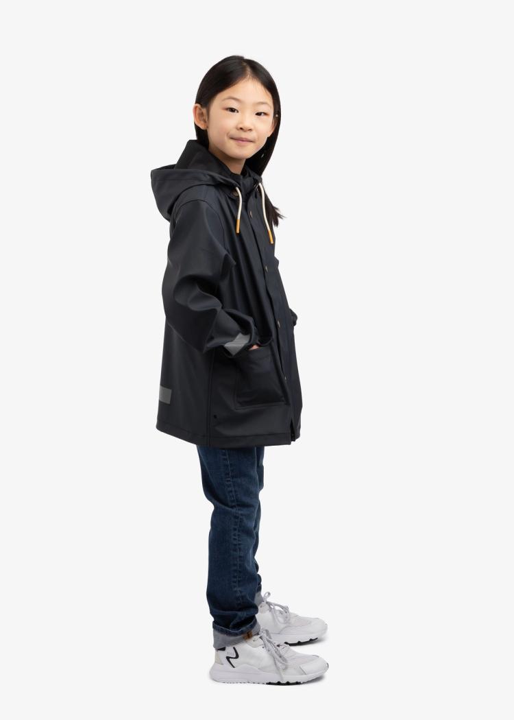 Secondary product image for "Storm Rain Jacket Kids Navy"