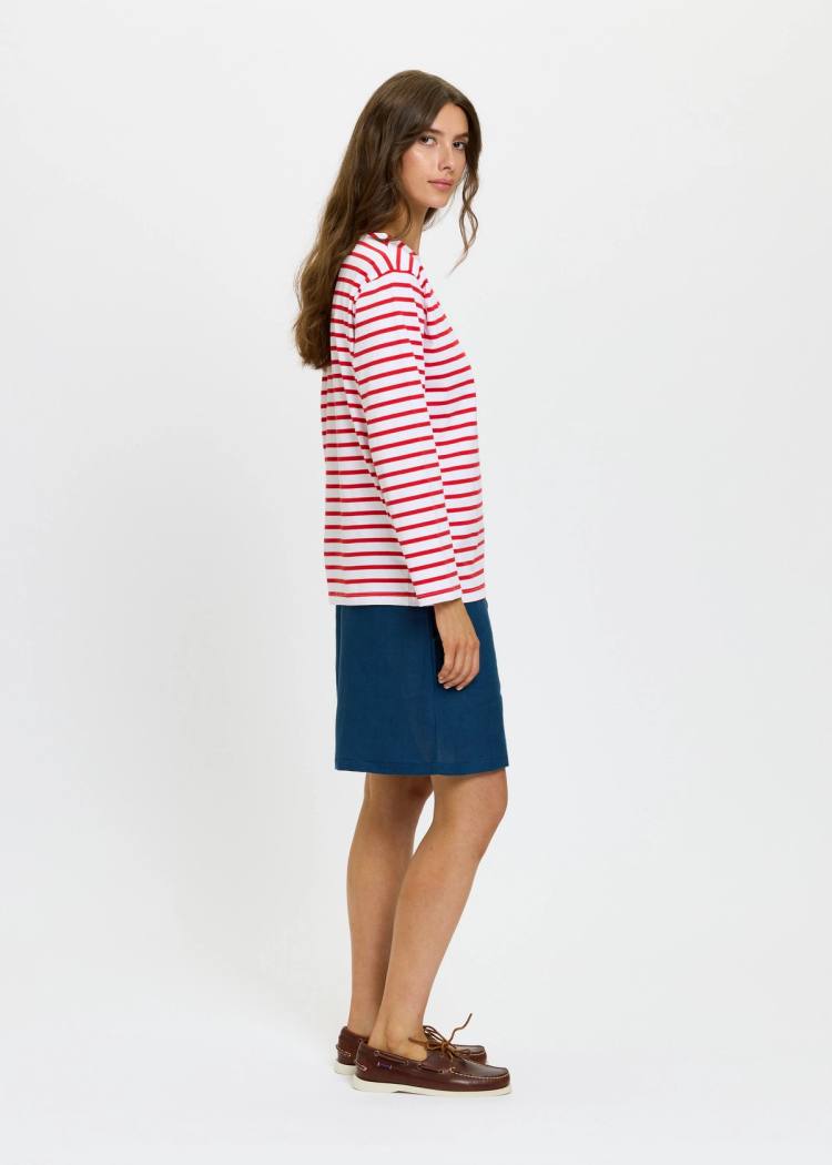 Secondary product image for "Marin Stripe White Red"