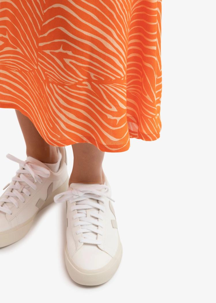 Secondary product image for "Jenna Skirt Salmon Orange"