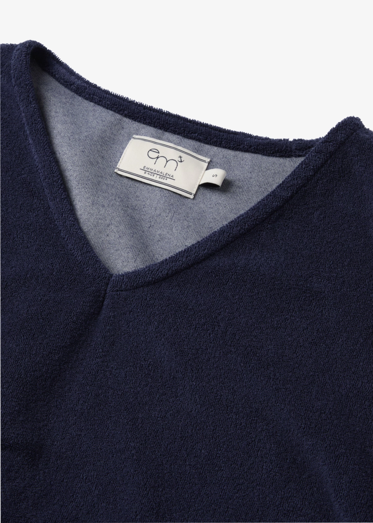 Secondary product image for "Hilda Terry Dress Navy
"
