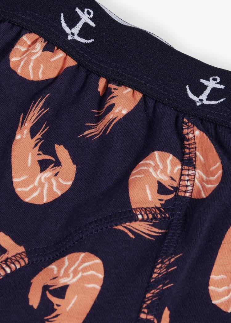 Secondary product image for "Underpants Kids Shrimp Navy"