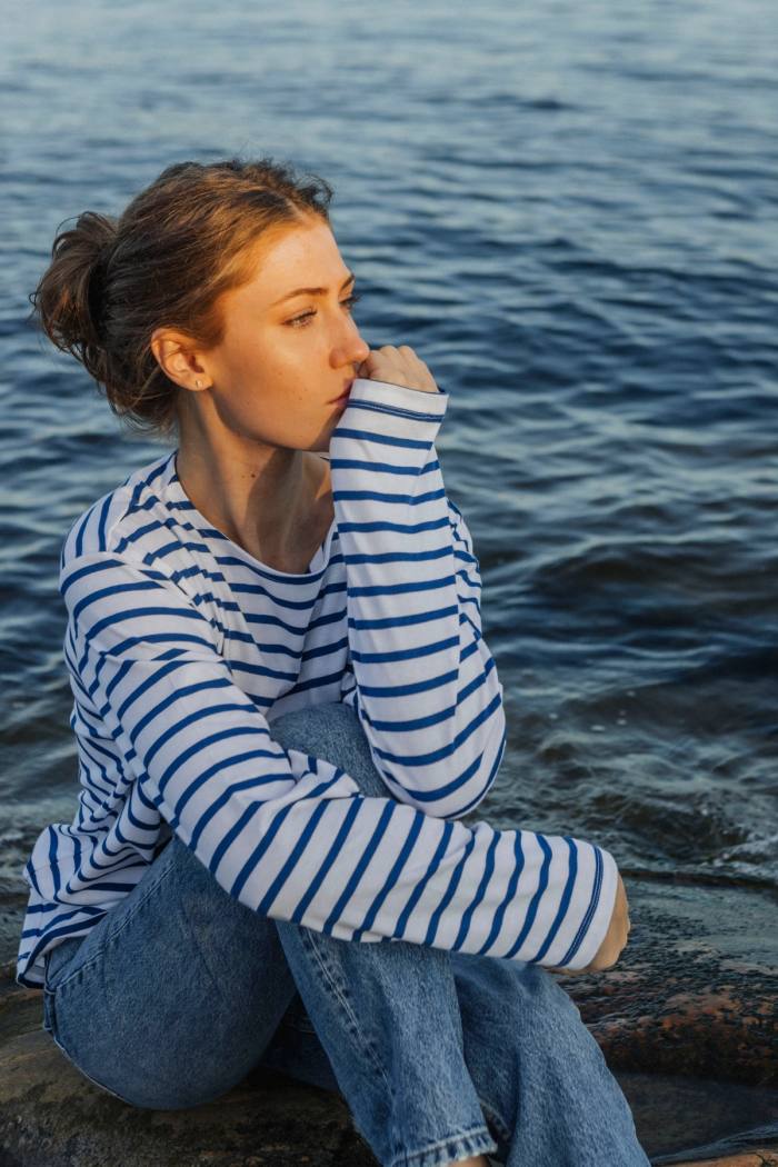 Secondary product image for "Marin Rand Vit Blå"