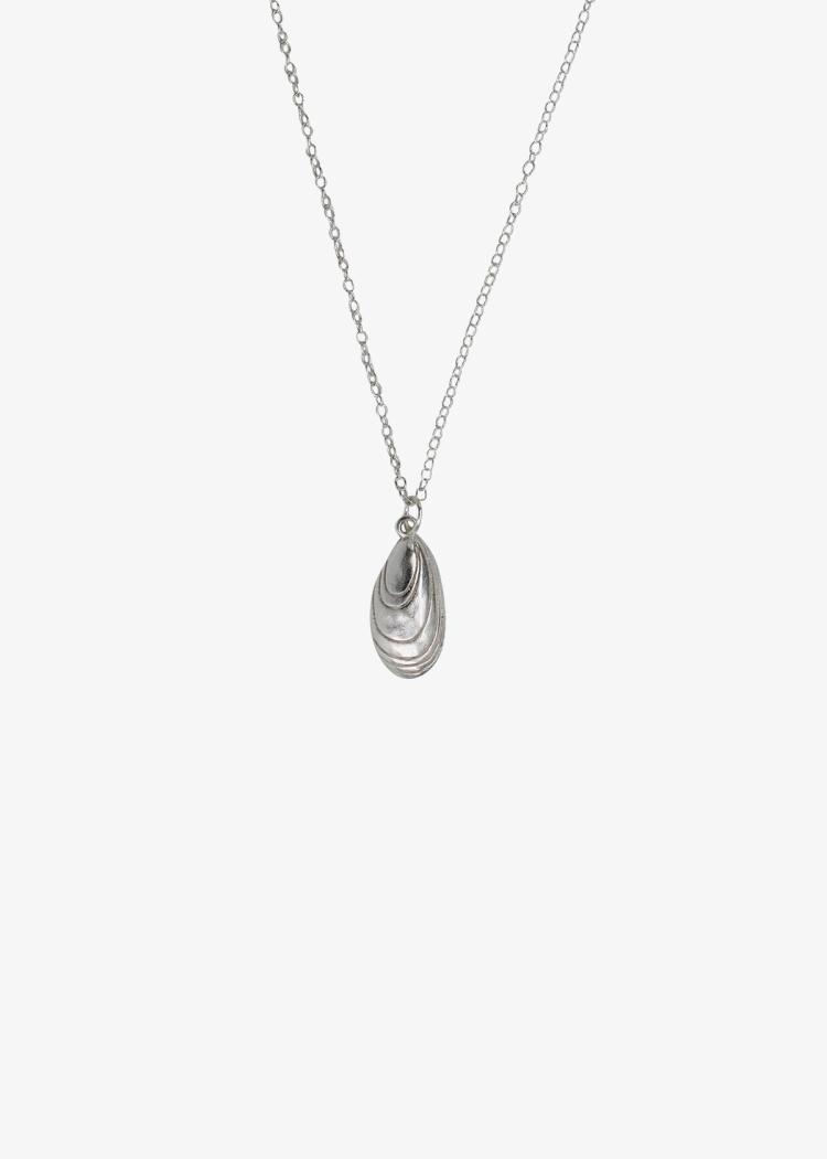 Secondary product image for "Necklace Mussel Silver"