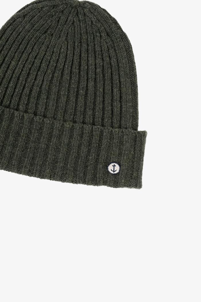 Secondary product image for "Stickad Mössa Mossgrön"