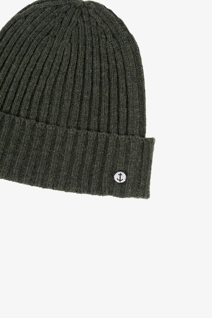 Secondary product image for "Stickad Mössa Mossgrön"