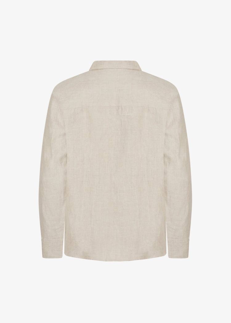 Secondary product image for "Three Pocket Overshirt Linne Sand"