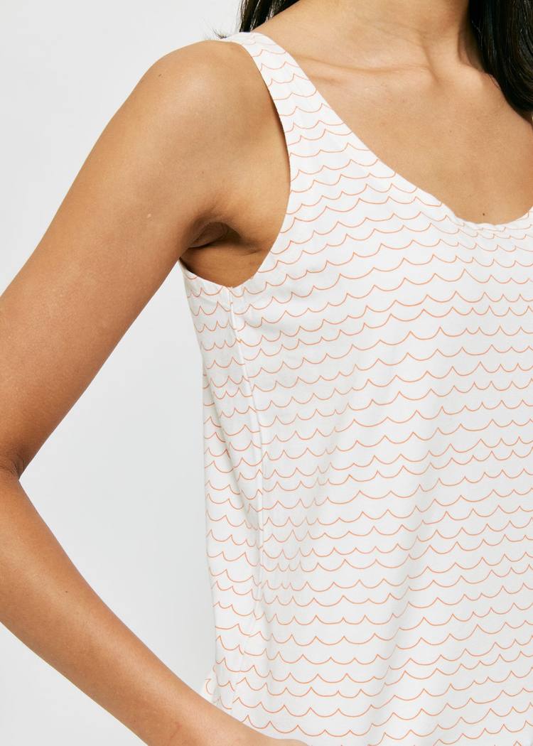 Secondary product image for "Melina Top Wave Off-white
"