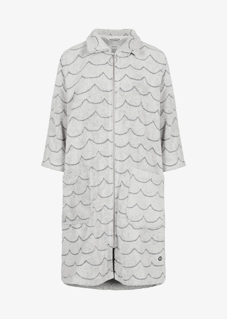 Secondary product image for "Bathrobe Ladies Wave Ecru"