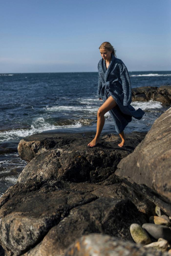 Secondary product image for "Bathrobe Wave Petrol Woman"