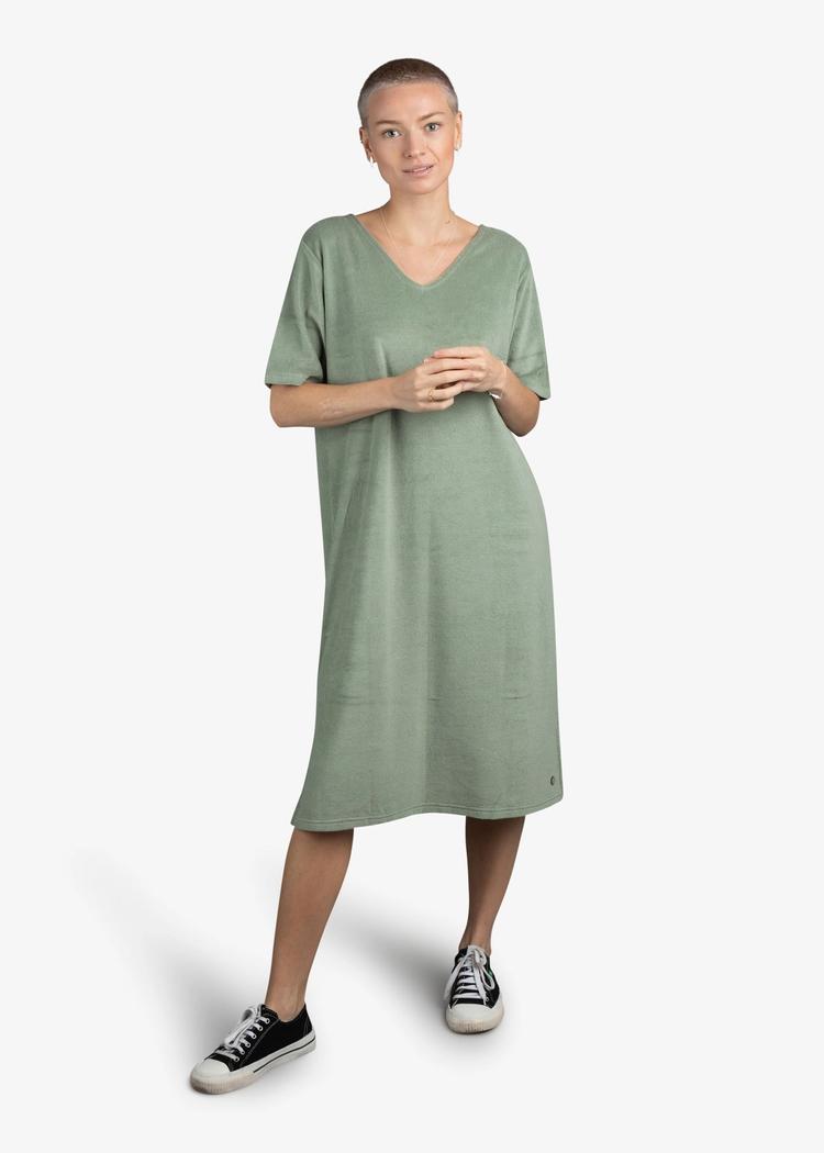 Secondary product image for "Hilda Terry Dress Green"