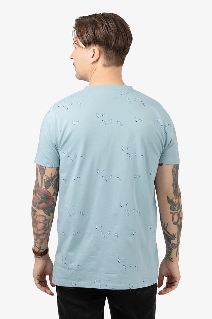 Secondary product image for "T-shirt Mini Snäcka Granitblå"