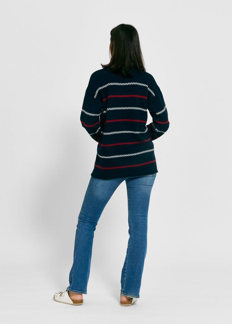 Secondary product image for "Käringö Knitted Sweater Navy"