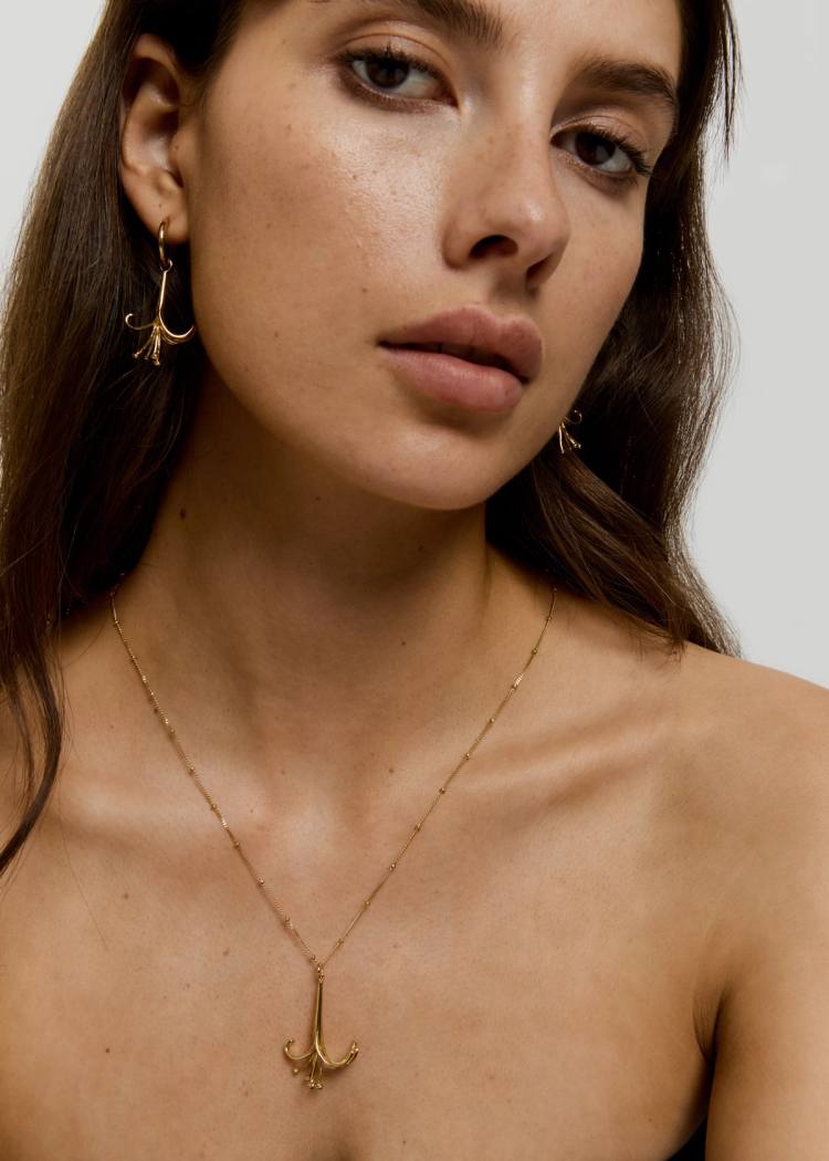 Secondary product image for "Halsband Kaprifol Guld"