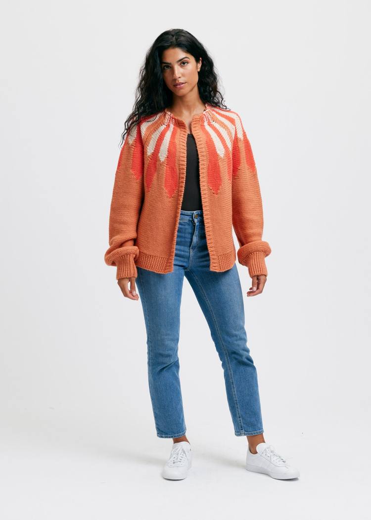 Secondary product image for "Bohus Cardigan Peach"
