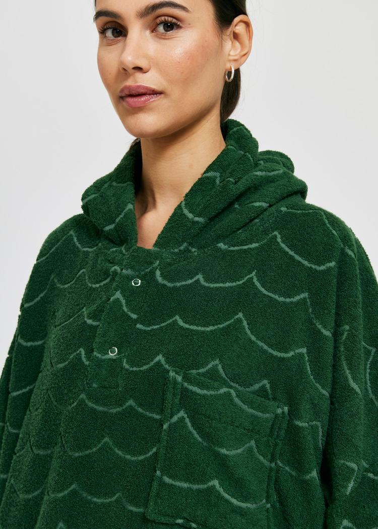 Secondary product image for "Terry poncho Wave Green"