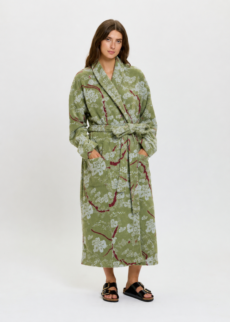 Secondary product image for "Bathrobe Sockertång Green"