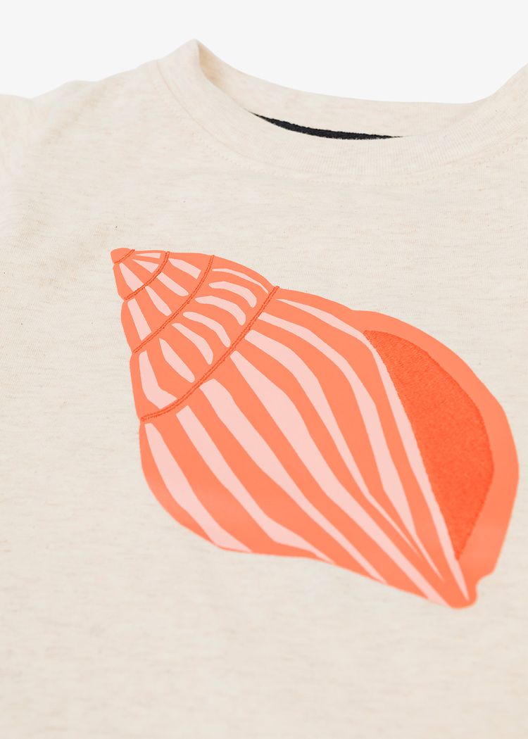 Secondary product image for "T-shirt Barn Snäcka Off-white"
