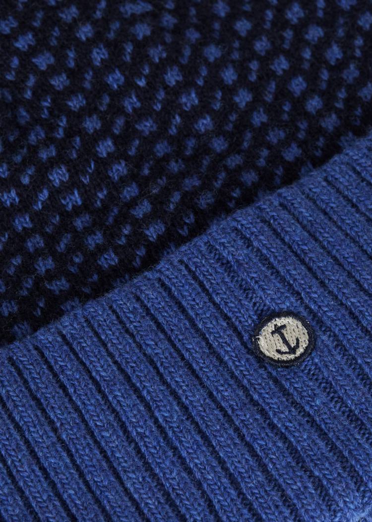 Secondary product image for "Knitted Beanie Vallerö Navy"