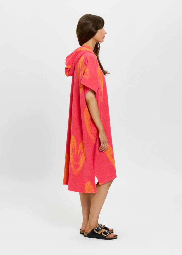 Secondary product image for "Terry Poncho Wave Green Long Sleeve"