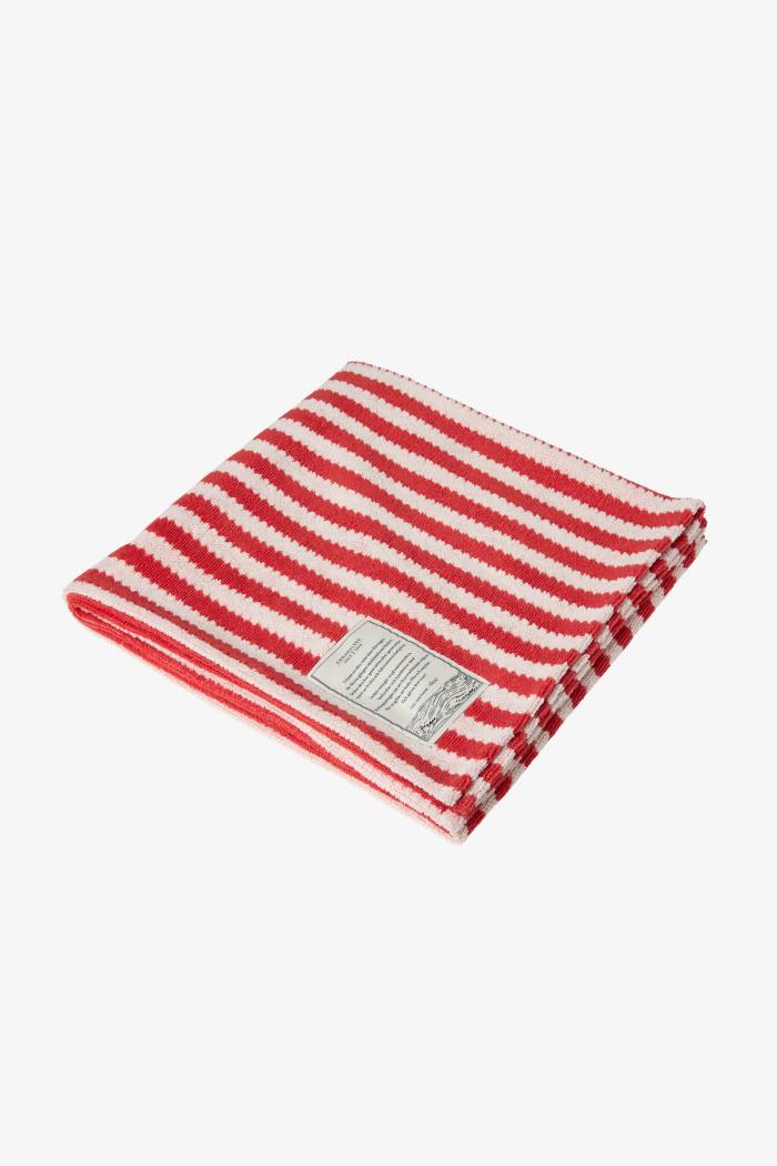 Secondary product image for "Handduk Rand Röd"