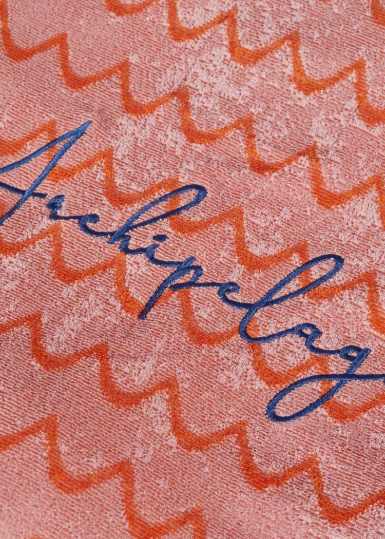 Secondary product image for "Bathrobe Archipelago Pink Orange Children"