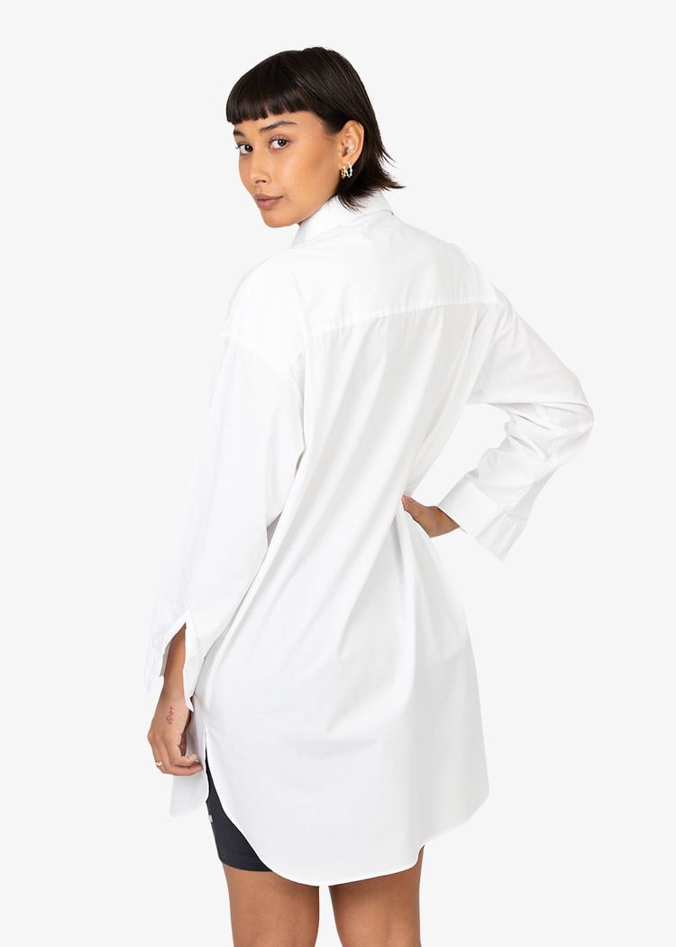 Secondary product image for "Frida Skjorta Poplin Vit"
