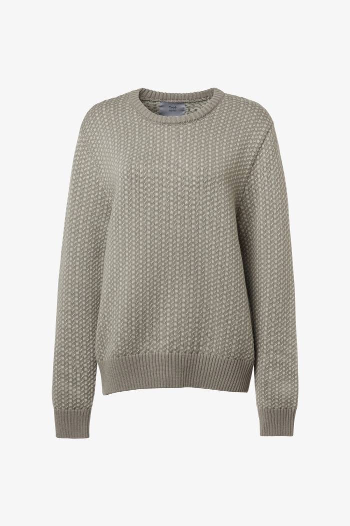 Secondary product image for "Olga Knit Sweater grey Cotton"