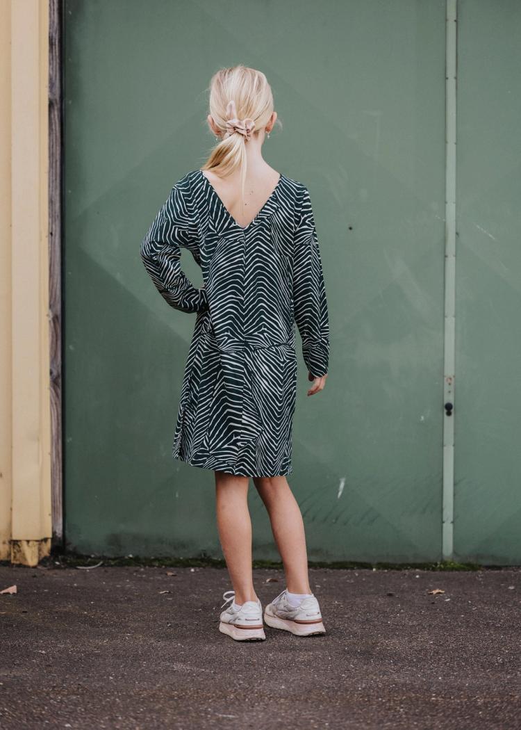 Secondary product image for "Surrie Dress Kids Salmon Green"