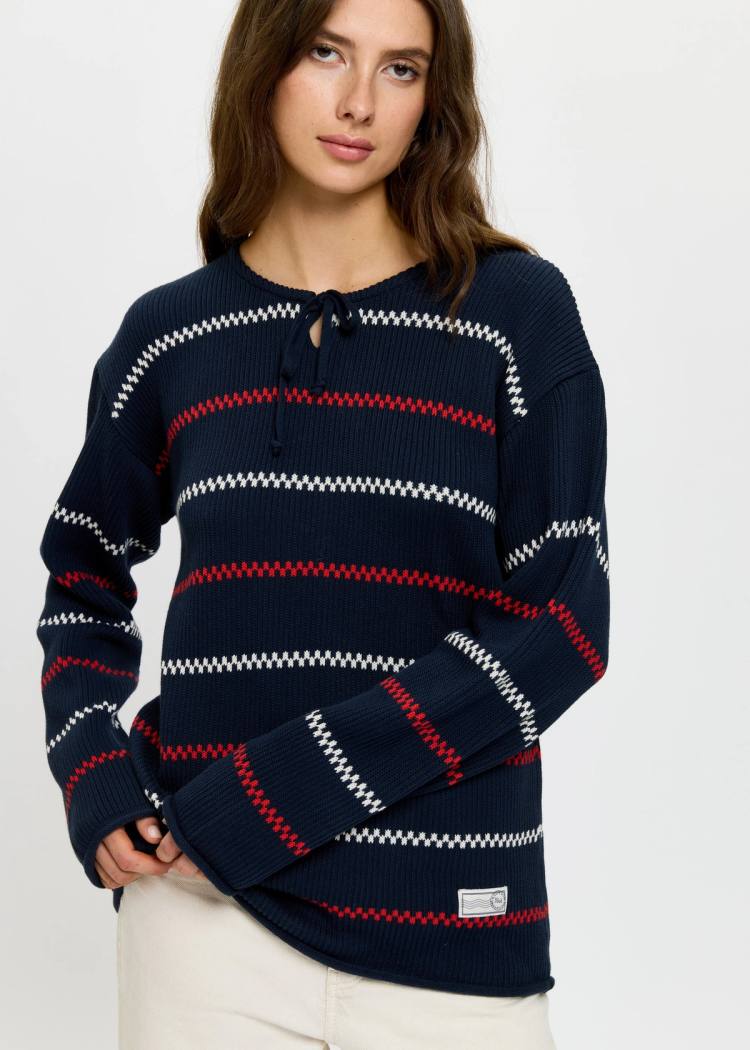 Secondary product image for "Käringö Knitted Sweater Navy"