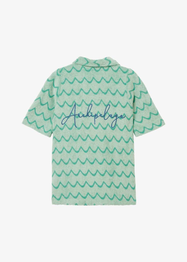 Secondary product image for "Badrock Archipelago Mint Våg Barn"