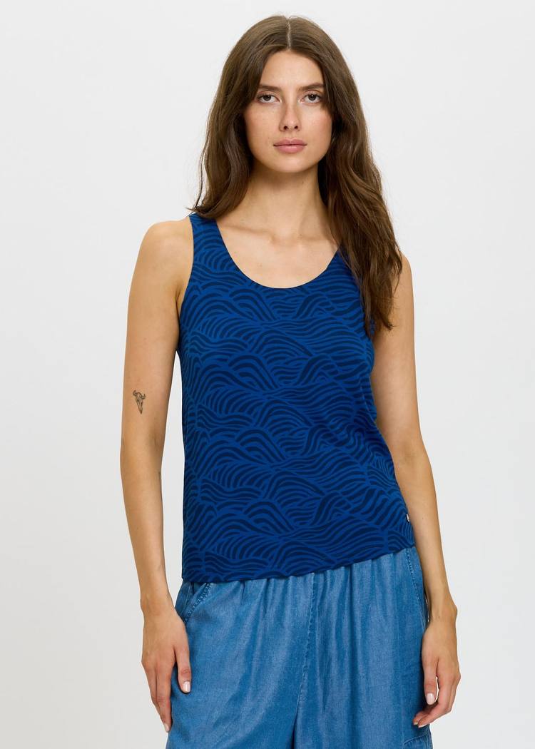 Secondary product image for "Melina Top Wave Navy"