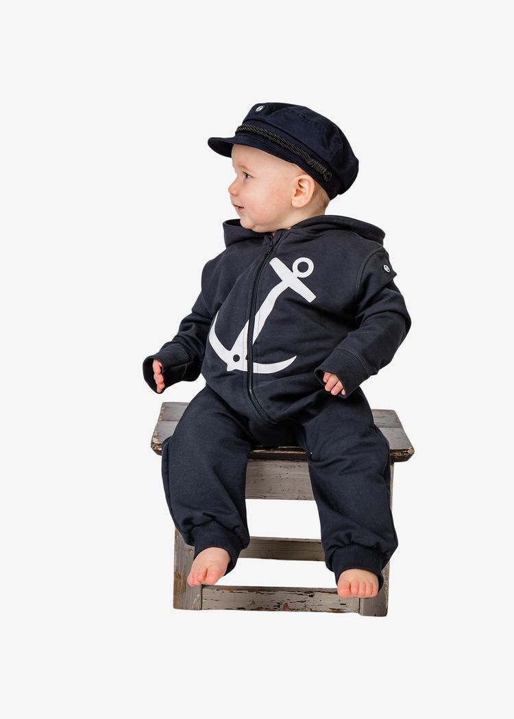 Secondary product image for "Onepiece Ankare Marinblå"
