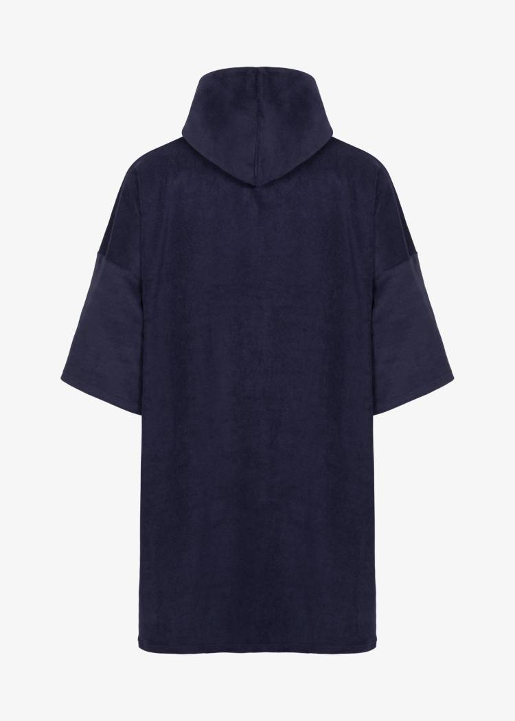 Secondary product image for "Terry poncho Navy blue LS"
