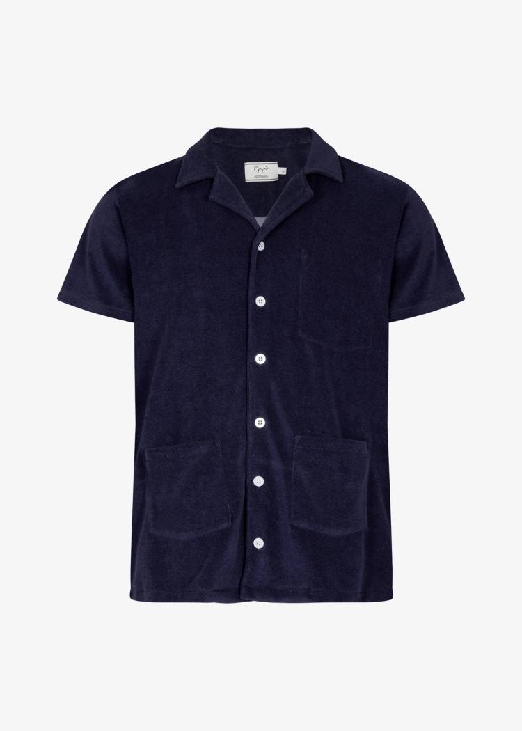 Secondary product image for "Terry Shirt Navy Blue"