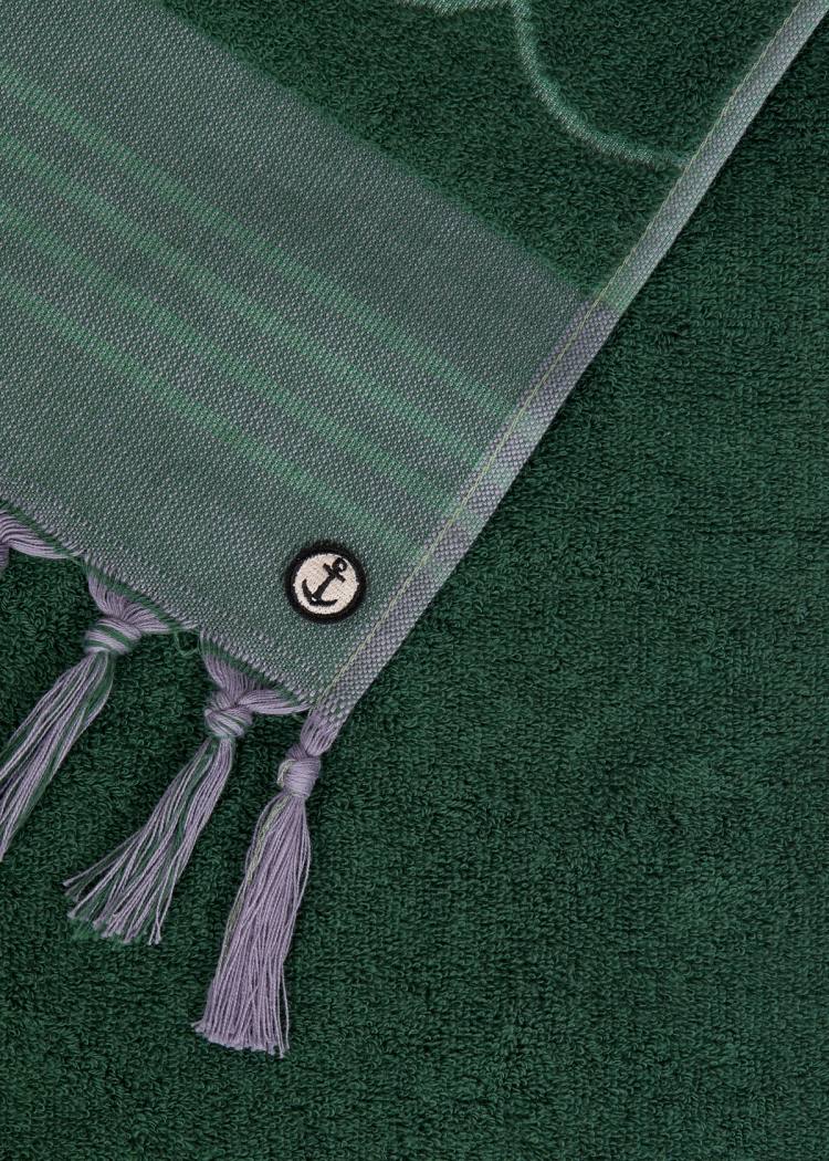 Secondary product image for "Gästhandduk Våg Grön"