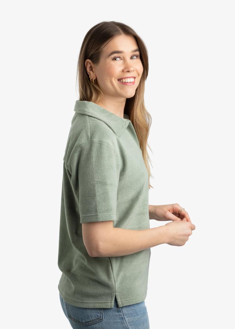 Secondary product image for "Polo Shirt Terry Green"