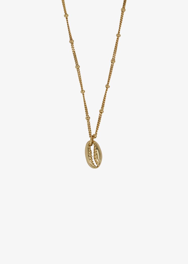 Secondary product image for "Halsband Snäcka Strand Guld"