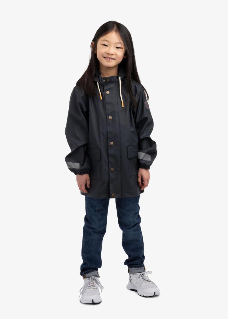 Secondary product image for "Storm Rain Jacket Kids Navy"
