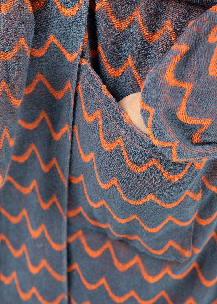 Secondary product image for "Bathrobe Wave Petrol"
