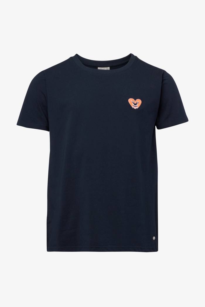 Secondary product image for "T-shirt Räkhjärta Navy"