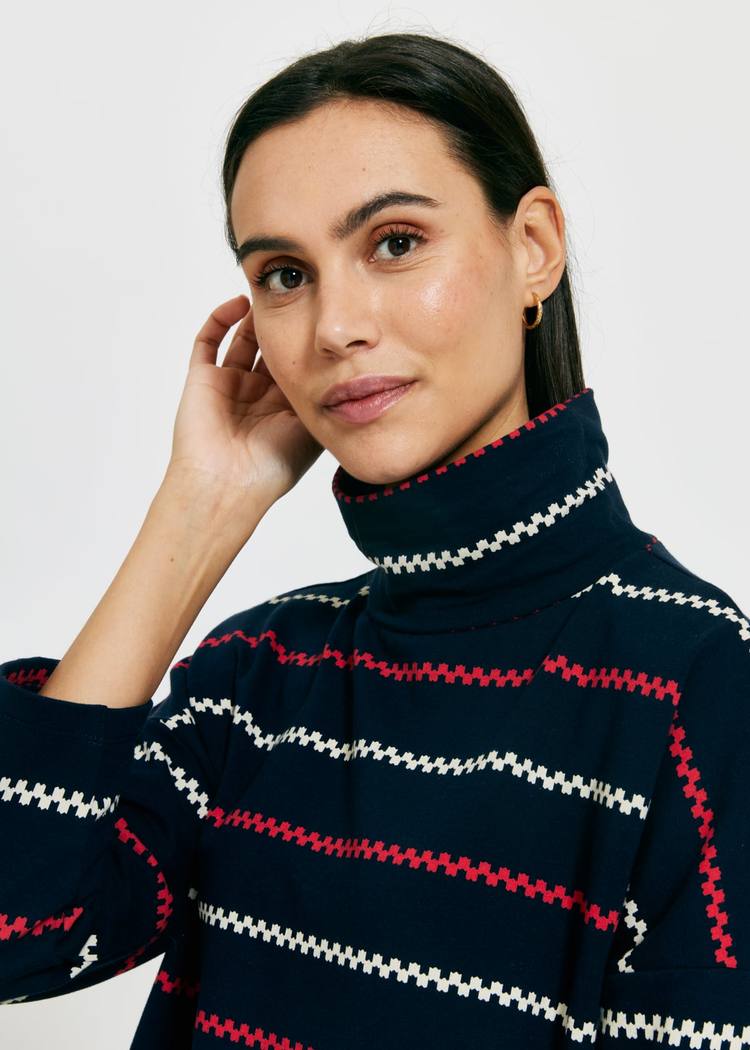 Secondary product image for "Pisa Klänning Käringön Rand Marinblå"