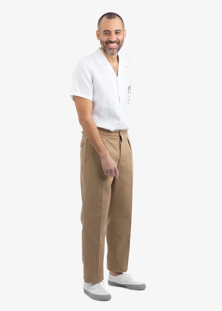 Secondary product image for "Jonte Linen Shirt Off-white"