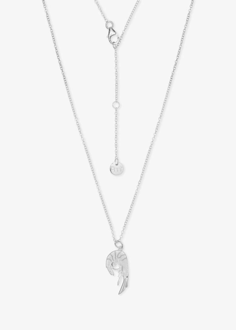 Secondary product image for "Necklace Shrimp Silver"