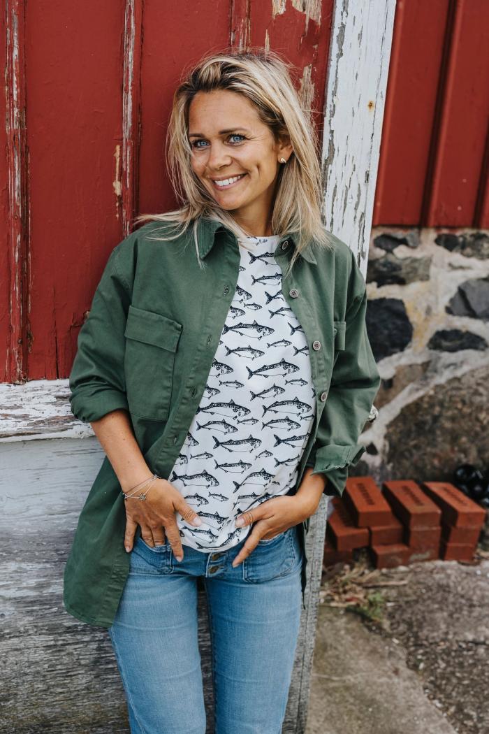 Secondary product image for "Overshirt Dam Grön"