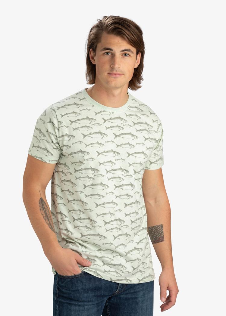Secondary product image for "T-shirt Makrill Mint"