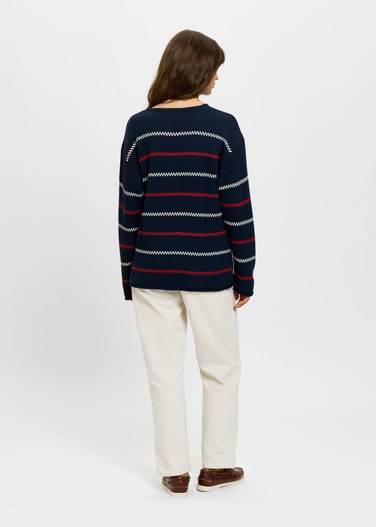 Secondary product image for "Käringö Knitted Sweater Navy"